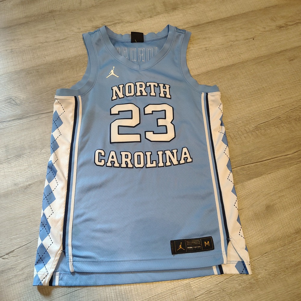 Jordan North Carolina Tar Heels 23 Michael Jordan Jersey Blue Mens Medium UNC
